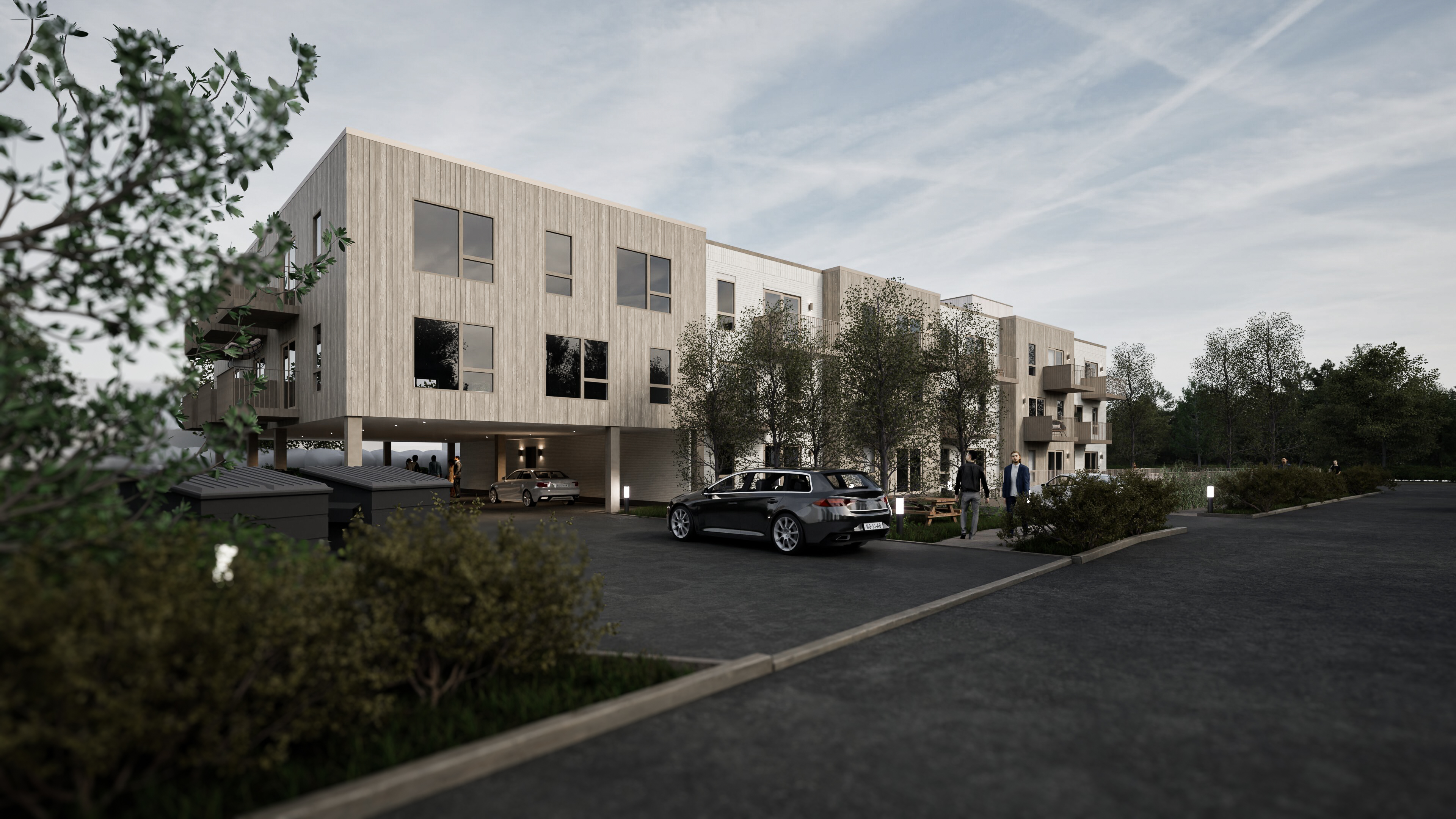 Le Lina, immeuble locatif neuf à Saint-Amable - Vue extérieure